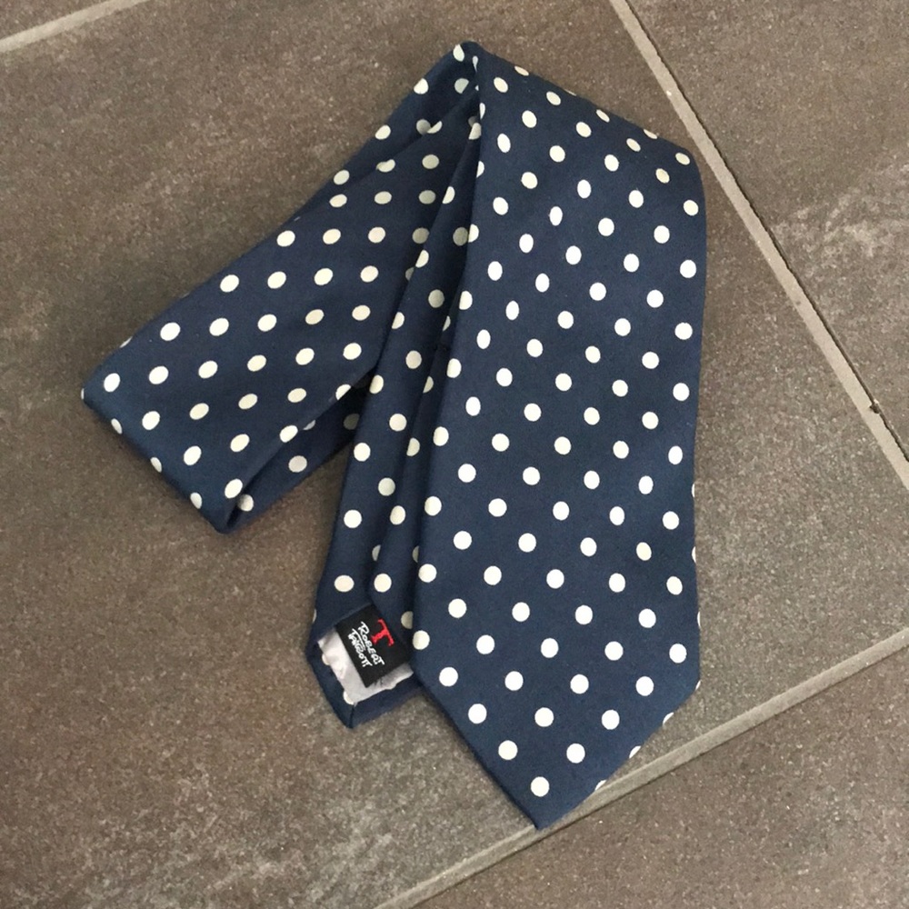 Robert Talbott Polka Dot Tie Hand Sewn